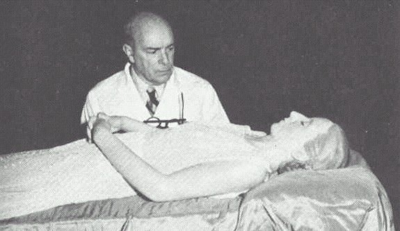 Eva Peron on Deathbed Photograph