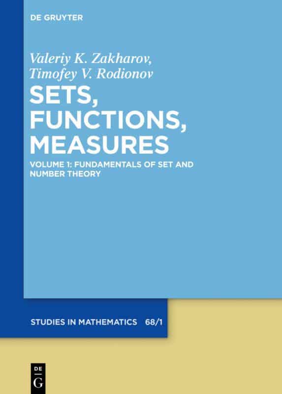 Sets Functions Measures Book Cover
