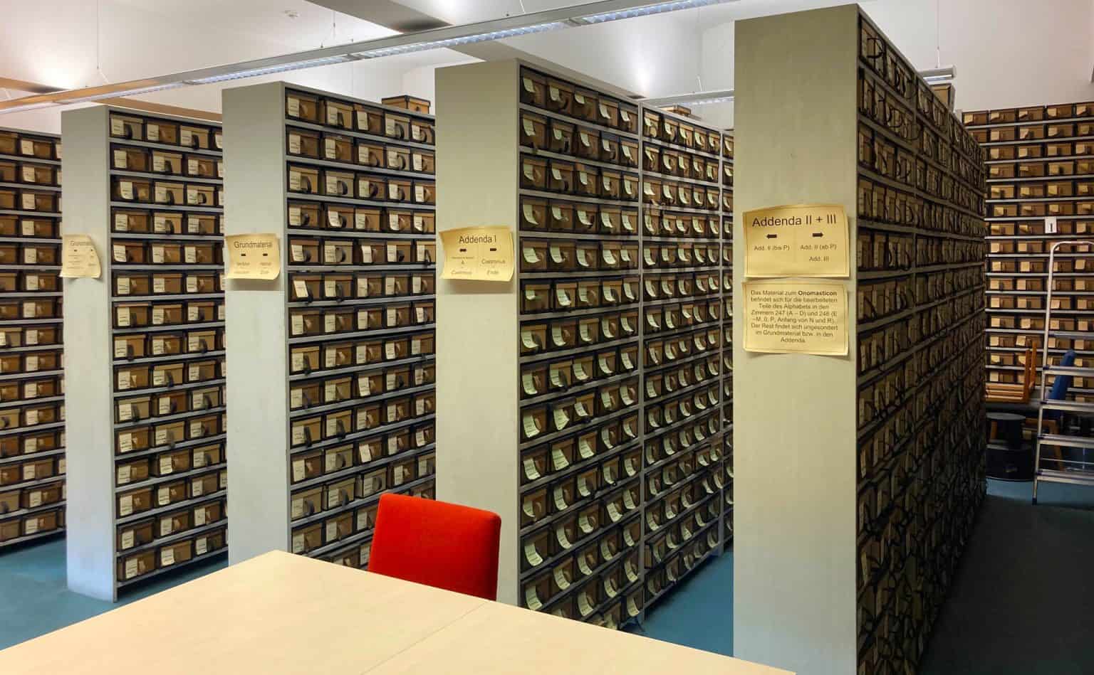 Thesaurus Linguae Latinae How the World’s Largest Latin Lexicon is