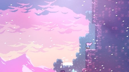 Screenshot from the video game Celeste