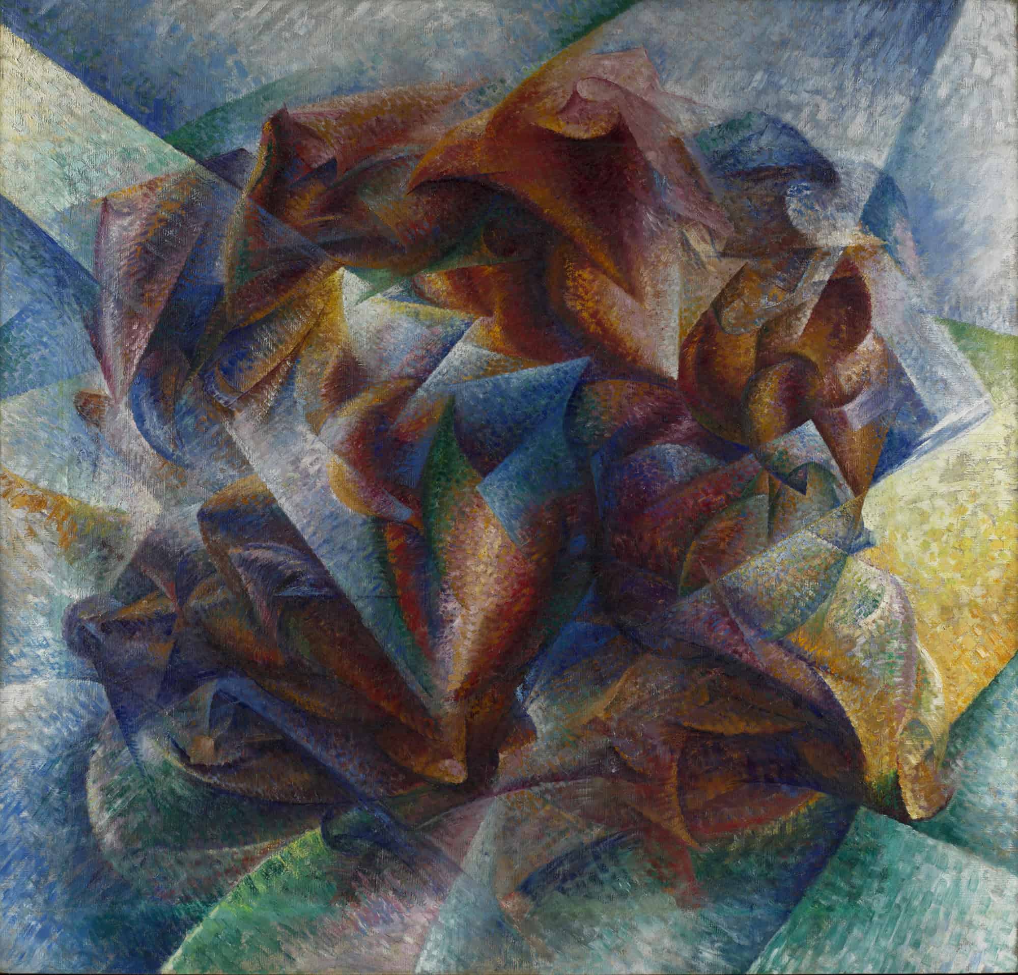 Dynamism of a Soccer Player, 1913. Found in the collection of © Museum of Modern Art, New York.