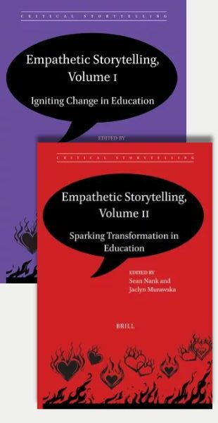 book cover composite: Empathetic Storytelling Vols 1 and 2, Brill