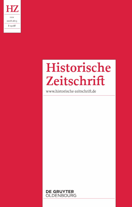 Cover of Historische Zeitschrift.